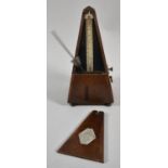 A French Maelzel Paquet Metronome, Working Order, 23cm high