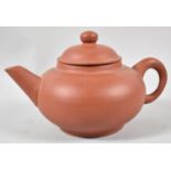 A 20th Century Chinese Yixing Wine/Teapot, Signed to Base, 11cm High