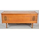 A Vintage Teak HMV Radiogram, no.2344, 129cm Long