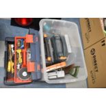 A Collection of Various Work Shop Tools, Tool Box etc