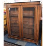 A Victorian Mahogany Bookcase with Glazed Door, 103cm wide