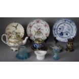 A Collection of Various 19th Century and Later Ceramics and Glassware to include Teapot (Loss to