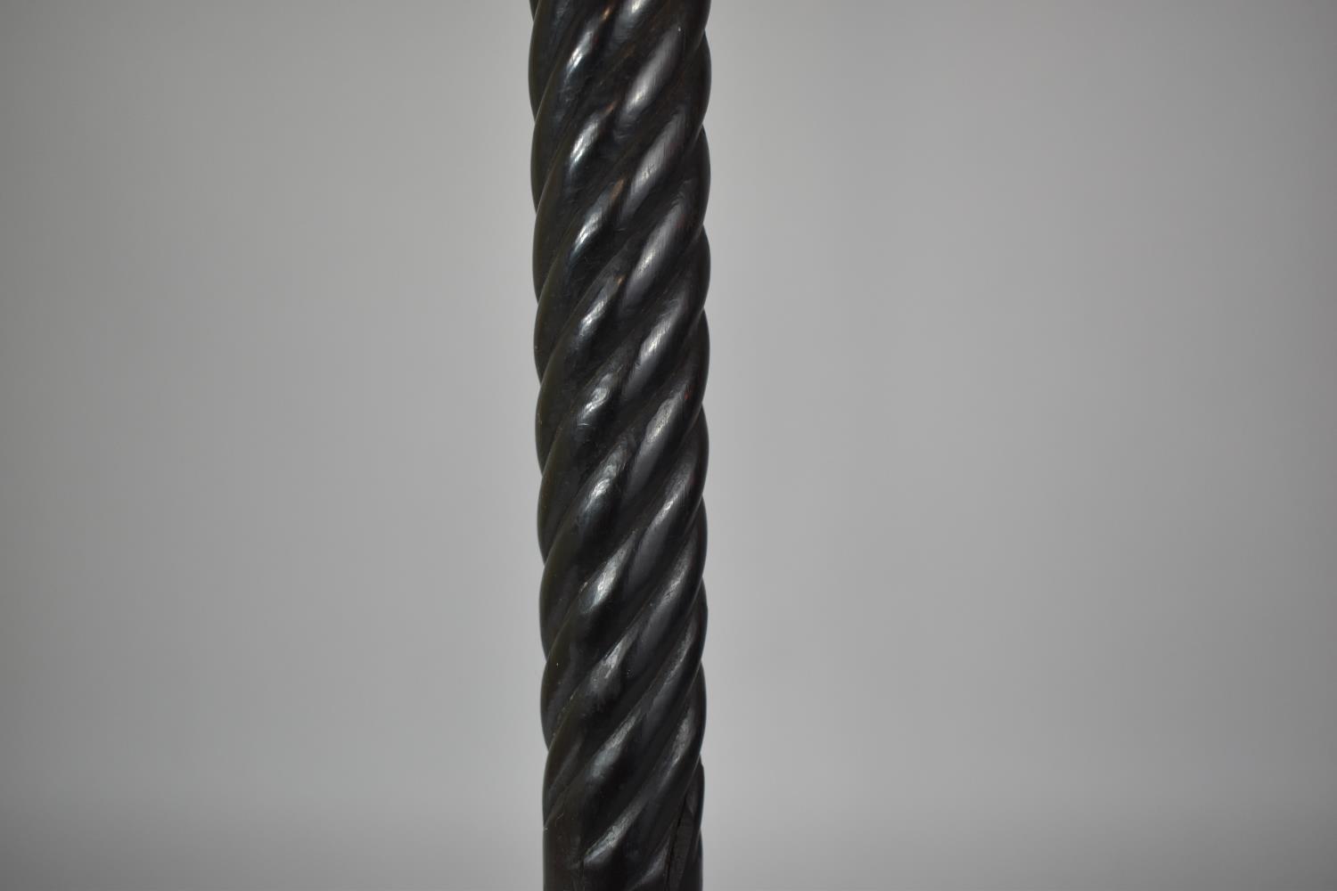 A Carved Ebony Fijian War Club, Late 19th Century, 80.5cm wide - Image 4 of 7