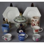 A Collection of Various Ceramics to include Noritake Perfume Bottle, Armorial Decorated Lidded