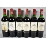 Six Bottles of Red Wine, "Le Forts De Latour 1981 Pauillac", Bought From Local Wine Merchant