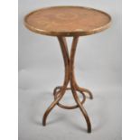 A Circular Bentwood Occasional Table, 46cm Diameter