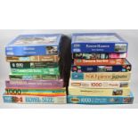 A Collection of Various Boxed Jigsaw Puzzles