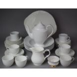 A Collection of Various White China to include Royal Albert Val D'or Cake Plate Various Cups and