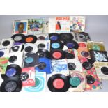 A Box of Vintage 45rpm Singles to Include Tina Turner, Marvin Gaye, Afro Jax, Bobby Vee, The Shadows