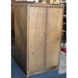 A Vintage Limed Oak Heals Style Cabinet with Inner Drawer, 48cm wide