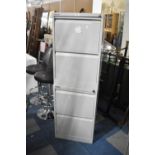 Two Bisley Two Drawer Filing Cabinets, Both with Keys