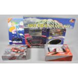 A Collection of Various Radio Controlled Toys, Stunt Kites, Hot Air Balloon Kit