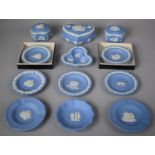 A Collection of Twelve Pieces of Wedgwood Jasperware