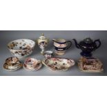 A Collection of Various 19th Century and Later Imari and Gilt Decorated China to include Ridgways