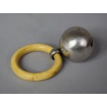 An Edwardian Baby Teether and Rattle, Birmingham 1918