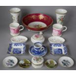A Collection of Various Ceramics to include Pair of Aynsley King Rose Vases, Coalport Footed Bowl,