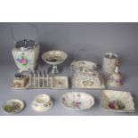 A Collection of Mid/Late 20th Century Chintz Pattern China to Include Silver Plated Lidded Biscuit