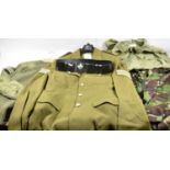A Collection of Various Military Shirts, Jersey and Jacket with Belt