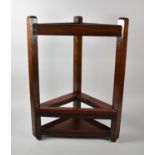 A 20th Century Triangular Stick Stand, 62cm High