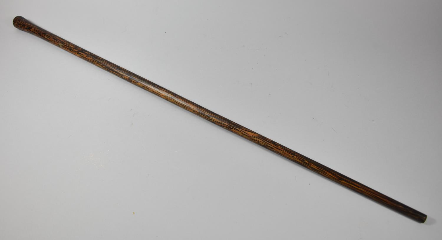 A Colonial Palm Wood Walking Cane, 86cm Long