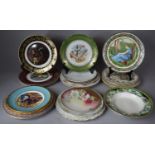 A Collection of Various Continental and English Ceramic Plates to Inlcude Wedgwood Helena Transfer