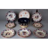 A Collection of Various 19th Century and Later Imari Pattern Ceramics to Include Imari Footed