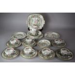 A Collection of Coalport Indian Tree Teawares to Comprise Eight Small Plates, Eight Saucers, Seven