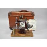 A Cased Vintage Essex Miniature Sewing Machine