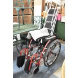 A Karma Folding Wheel Chair