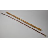 A Vintage Swagger Stick and a Bamboo Example