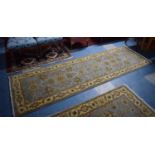 A Hand Knotted Indian Jaipur Runner, 250x70cm