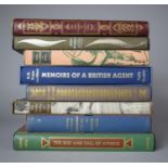 A Collection of Eight The Folio Society Published Books, Various Subjects History etc