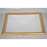 A Rectangular Gilt Framed Wall Mirror, 88cm x 61.5cm