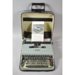 A Vintage Cased Manual Typewriter, Lettera 22