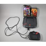 An Atari Jaguar Interactive Multimedia System with Two Games, Doom and Alien Vs Predator, Missing