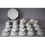 A Wedgwood Amherst Pattern Part Dinner and Tea Service to Comprise Six Coffee Cans, Twelve Cups,