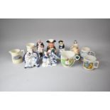 A Collection of Various English and Continental Ceramics to include Various Transfer Printed Mugs to