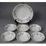 A Royal Albert Dragoon Fruit Set to comprise Serving Bowl and Six Bowls