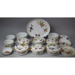 A Collection of 14 Pieces of Royal Worcester Evesham Dinnerwares to include Lidded Tureens,