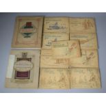A Collection of 12 Cigarette Card Albums and Contents
