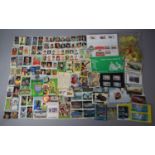 A Collection of Printed Ephemera to Include Football and Other Trading Cards, Sports Cards, Stamps