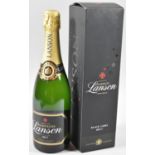 A Bottle of Lanson Black Label Brut Champagne, Cardboard Carton