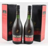 Two Bottles of Remy Martin Fine Champagne Cognac in Cartons