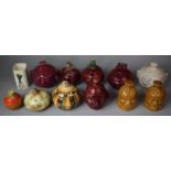 A Collection of Eleven Various Novelty Pots to include Onion, Beetroot (Sylvac), Sugar, Tea Other