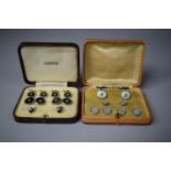 Two Sets of Gentleman's Studs and Cufflinks