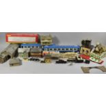 A Collection of Various Railway Items, Building, Fencing, Carriages, Controllers etc