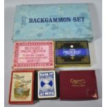 A Collection of Various Card Games and a Magnetic Backgammon Game