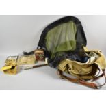 A Canvas Fishing Bag Containing Various Angling Sundries to Include Fly Boxes, Flies, Priest etc and