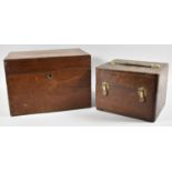 Two Vintage Wooden Boxes