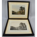 Two Framed Engraving Prints for Windermere, Each 25.5cm Wide